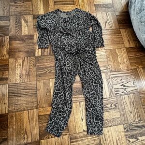 Michael Lauren Cotton Cheetah Set